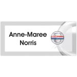 Custom Fort Worth Plastic Name Badge: 3-6 Sq In