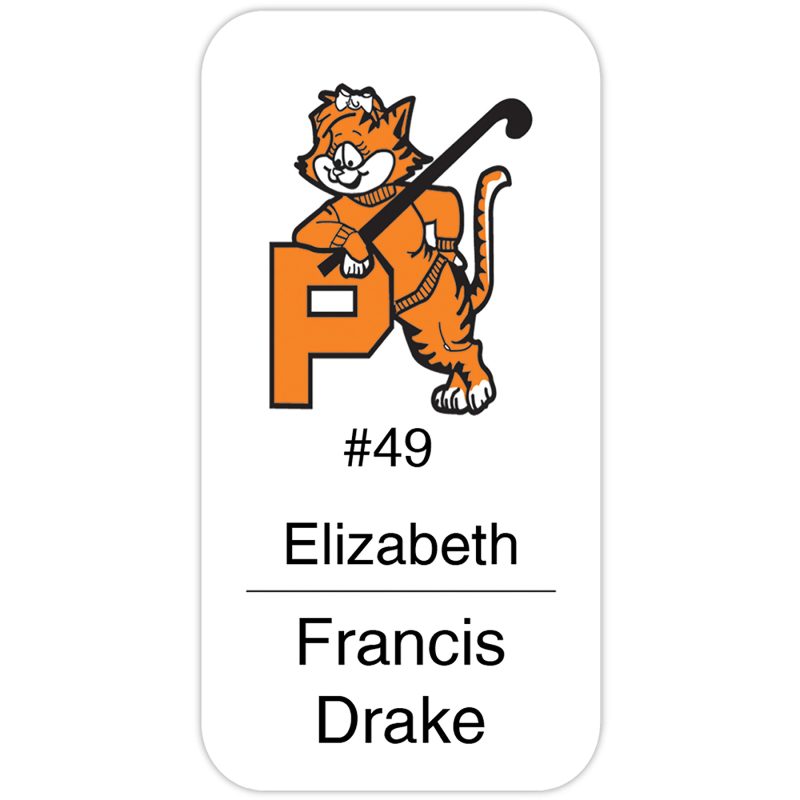 Fort-Worth-Plastic-Name-Badge-3-x-1-12-FTWS2 Custom Fort Worth Plastic Name Badge: 3" x 1-1/2"