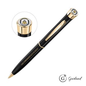Custom Garland Color Custom Twist Ballpoint Pen - Gold Accent