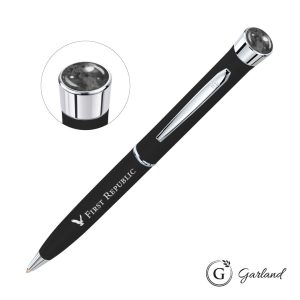 Custom Garland Color Matte Aura Twist Pen - Chrome