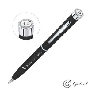 Custom Garland Color Matte Twist Ballpoint Pen - Chrome