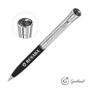 Custom Garland Monogram Aura Twist Ballpoint Pen - Chrome