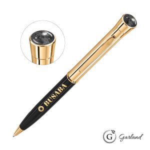 Custom Garland Monogram Aura Twist Ballpoint Pen - Gold