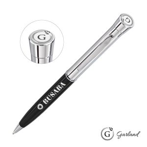 Custom Garland Monogram Twist Ballpoint Pen - Chrome