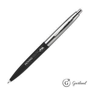 Custom Garland Monument Ballpoint Clicker Pen - Chrome Accent