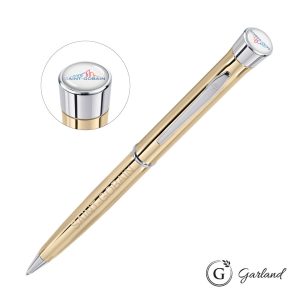 Custom Garland Signature Custom Twist Ballpoint Pen - Gold