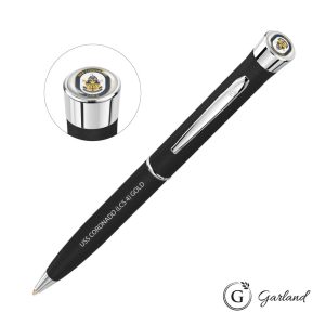 Custom Garland Tactical Custom Textured Twist Pen - Chrome