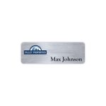 Custom Hollywood Plastic Express Name Badge (Standard size 1" x 3")