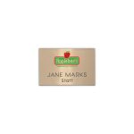 Custom Hollywood Plastic Express Name Badge (Standard size 2" x 3")