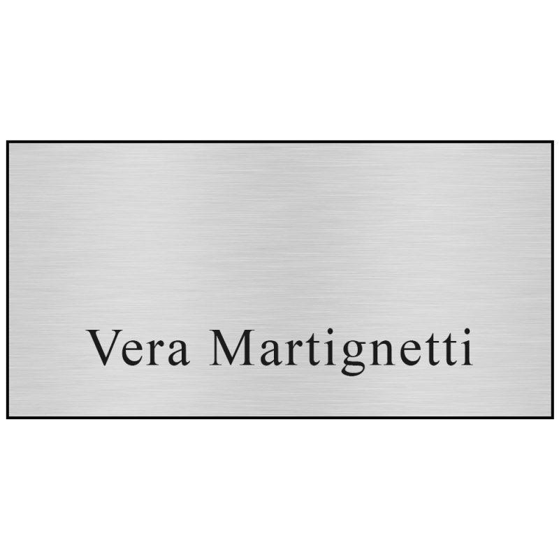 Custom Hollywood Plastic Name Badge (Standard Size 1-1/2" x 3") - 1