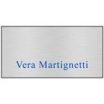 Custom Hollywood Plastic Name Badge (Standard Size 1-1/2" x 3") - 2