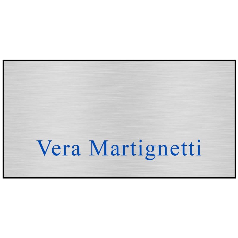 Custom Hollywood Plastic Name Badge (Standard Size 1-1/2" x 3") - 2