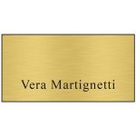 Custom Hollywood Plastic Name Badge (Standard Size 1-1/2" x 3") - 3