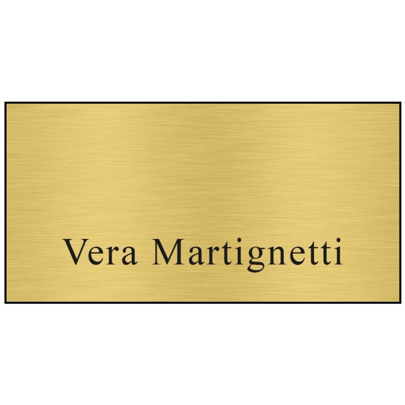 Custom Hollywood Plastic Name Badge (Standard Size 1-1/2" x 3") - 3