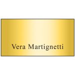 Custom Hollywood Plastic Name Badge (Standard Size 1-1/2" x 3") - 5