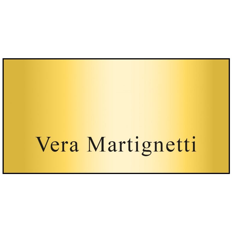Custom Hollywood Plastic Name Badge (Standard Size 1-1/2" x 3") - 5