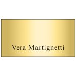 Custom Hollywood Plastic Name Badge (Standard Size 1-1/2" x 3") - 6