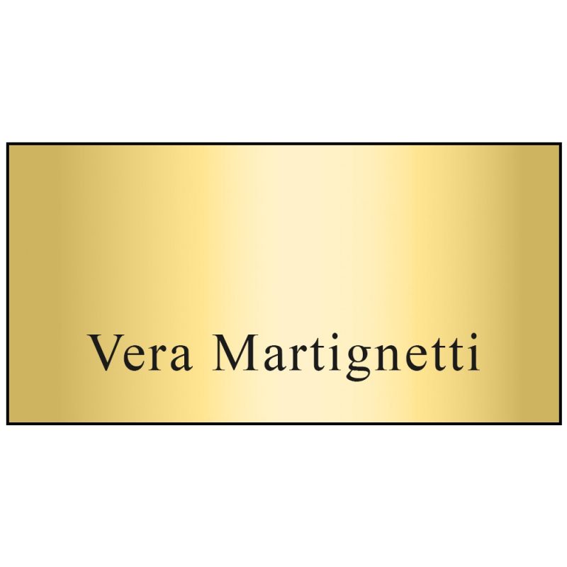 Custom Hollywood Plastic Name Badge (Standard Size 1-1/2" x 3") - 6