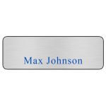 Custom Hollywood Plastic Name Badge (Standard Size 1" x 3") - 2