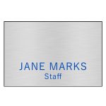 Custom Hollywood Plastic Name Badge (Standard Size 2" x 3") - 2
