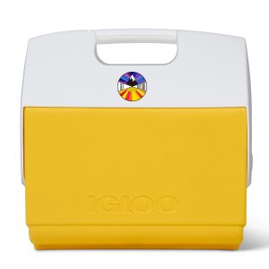 Custom Igloo Playmate Pal 7 Qt Cooler - Yellow