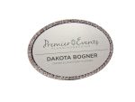 Custom Jeweled Frame Name Badge - 2