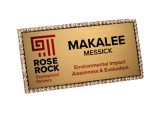 Custom Jeweled Frame Name Badge - 3