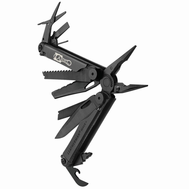 Custom Leatherman® Wave Plus Black With Pouch - 2