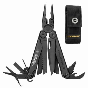 Custom Leatherman® Wave Plus Black With Pouch
