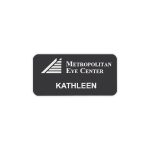 Custom Los Angeles Standard Plastic Name Badge (Standard Size 1-1/2" x 3")