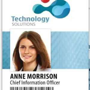 Custom Minneapolis Plastic Name Badge (Standard Size 2-1/8" x 3-3/8"