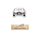 Custom New Orleans Plastic Name Badge (Custom sized between 0 and 3 sq. in.)