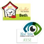 Custom New Orleans Plastic Name Badge (Custom sized between 3 and 6 sq. in.)