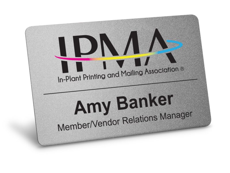 Custom PVC CR80 Name Badge - 4