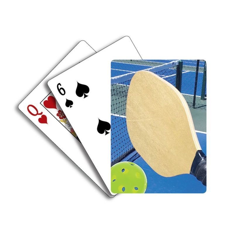 Custom Pickleball Theme Poker Size Playing Cards - 1