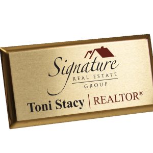 Custom Picture Frame Name Badge