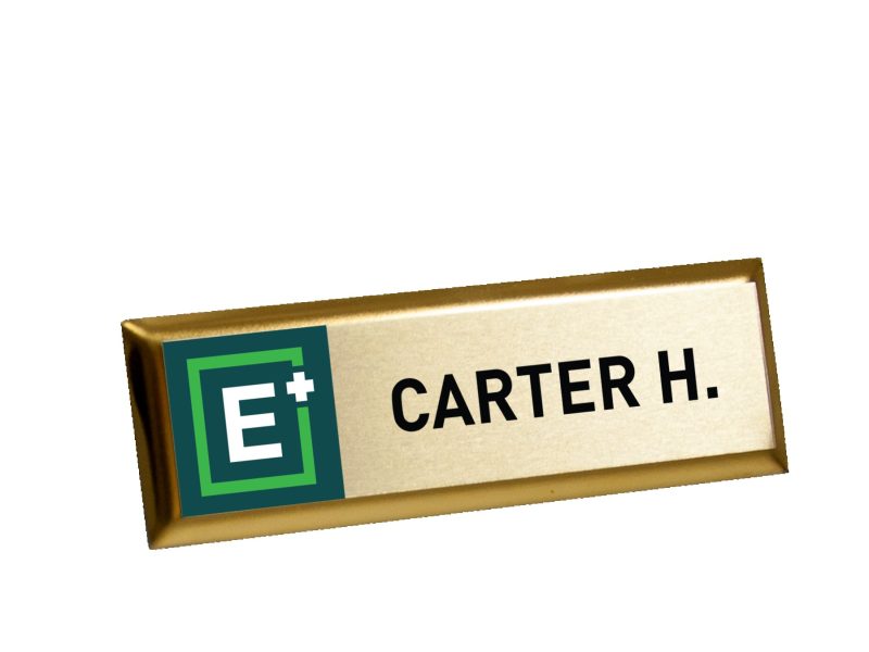 Custom Picture Frame Name Badge - 4