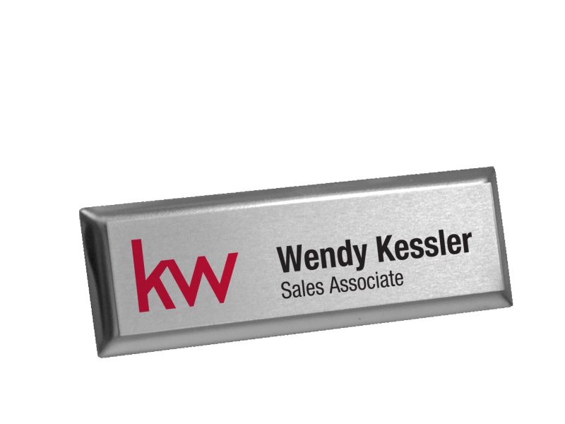 Custom Picture Frame Name Badge - 6