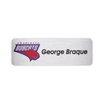 Custom Savannah Metal Name Badge (Standard Size 1" x 3")