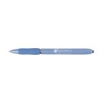 Custom Sharpie S-Gel Frosted Blue Barrel - Black