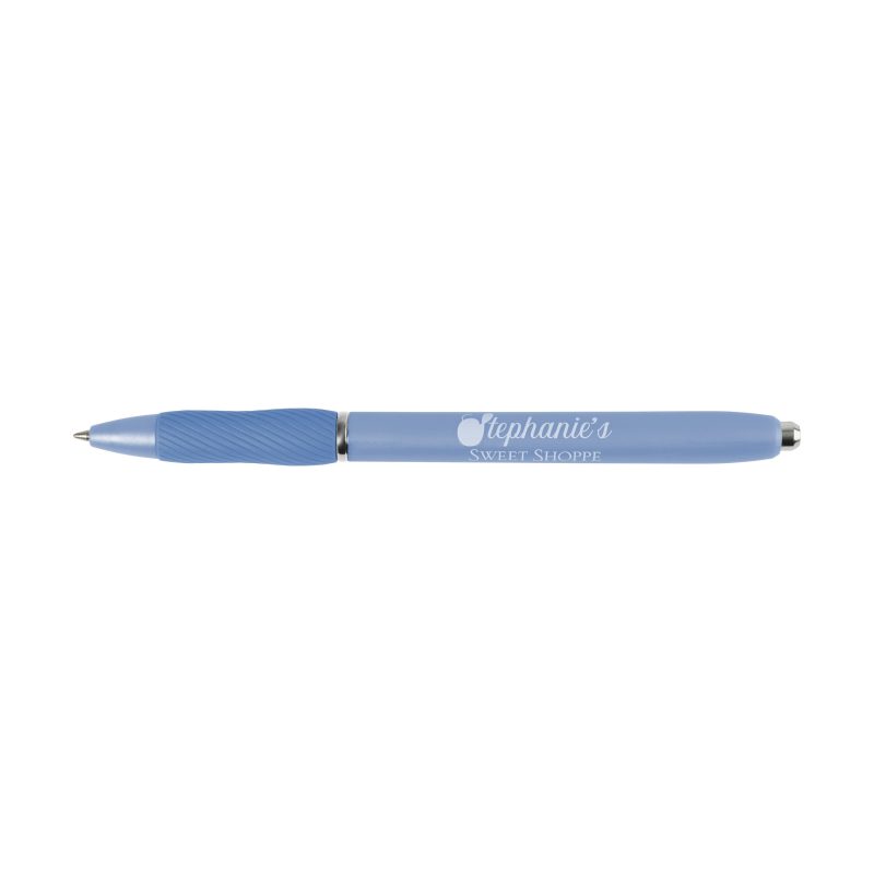 Sharpie-S-Gel-Frosted-Blue-Barrel-Black-102967-001 Custom Sharpie S-Gel Frosted Blue Barrel - Black