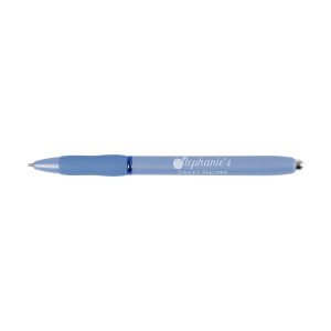 Custom Sharpie S-Gel Frosted Blue Barrel - Royal Blue