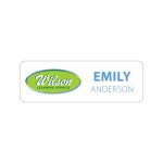 Custom St. Paul Plastic Name Badge (Standard Size 1" x 3")