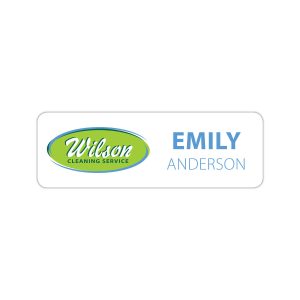 Custom St. Paul Plastic Name Badge (Standard Size 1" x 3")