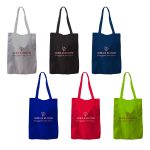 Custom Toddy® Gear 10" x 14" 2-Panel Poly Canvas Tote - 3