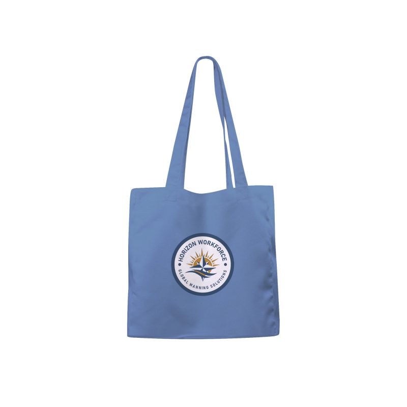 Custom Toddy® Gear 12" x 12" x 3" Poly Canvas 5-Panel Tote with 3" Gusset - 1