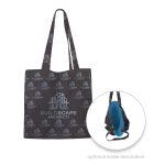 Custom Toddy® Gear 12" x 14" x 5" Canvas 5-Panel Tote with 5" Gusset - 2