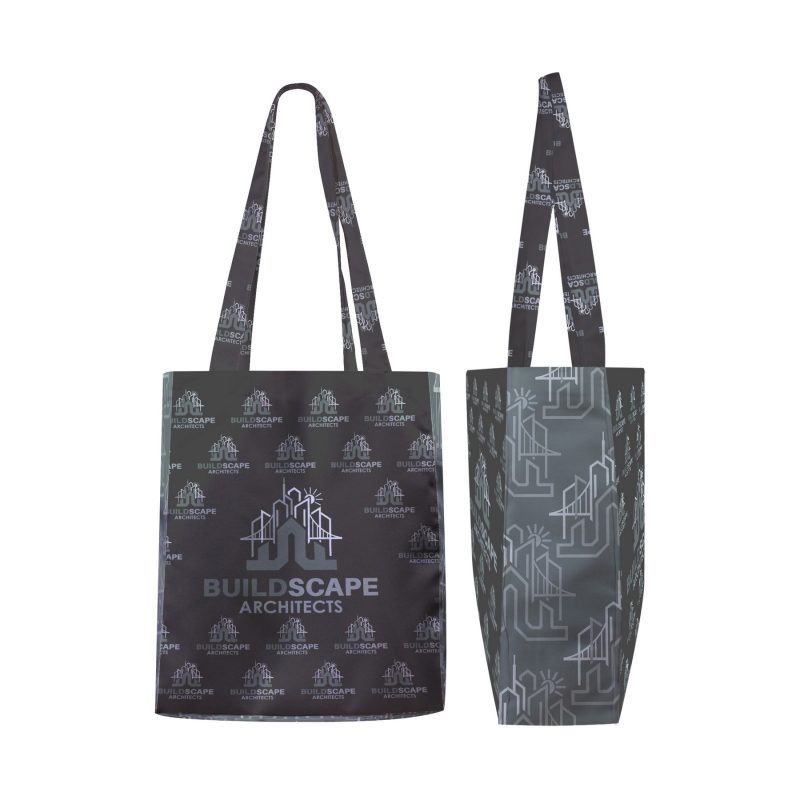 Custom Toddy® Gear 12" x 14" x 5" Canvas 5-Panel Tote with 5" Gusset - 3