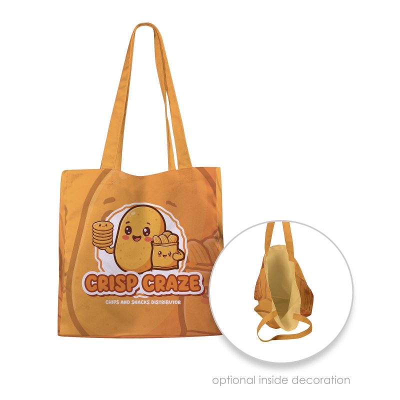 Custom Toddy® Gear 12" x 14" x 5" Canvas 5-Panel Tote with 5" Gusset - 4