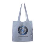 Custom Toddy® Gear 14" x 16" x 3" Poly Canvas 5-Panel Tote with 3" Gusset - 1